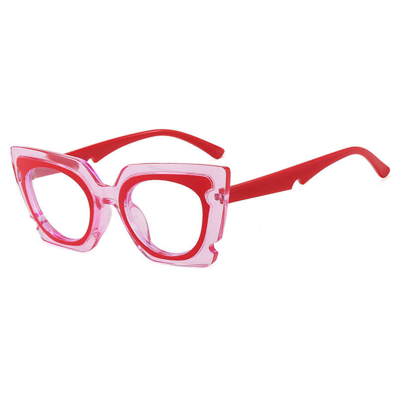 Damen oversized Sonnenbrille mit extravagantem Rahmen und UV-Schutz Brehn