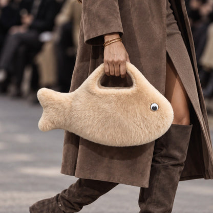 Verspielt Fischförmige Handtasche