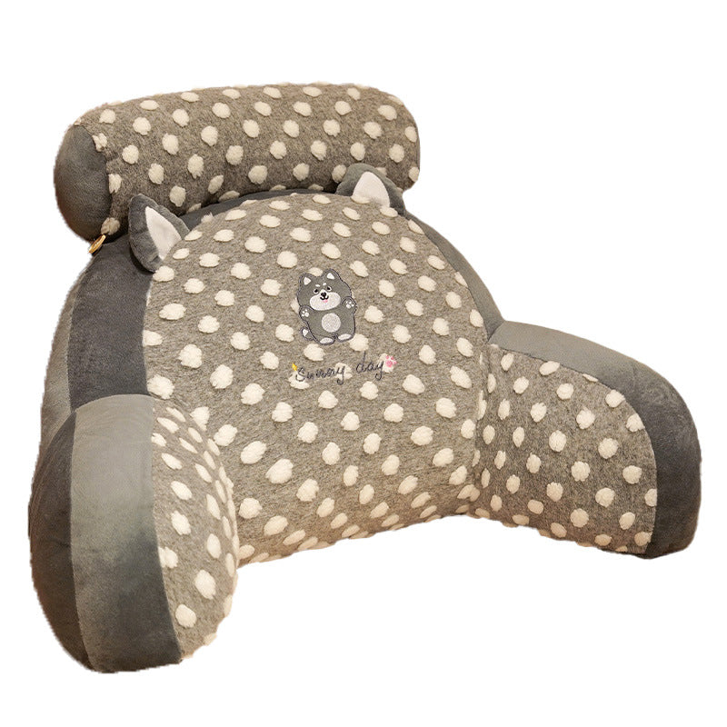 Ergonomisches Plüsch-Rückenstützkissen Brehn