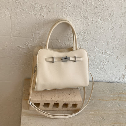 Elegante handgefertigte strukturierte Handtasche