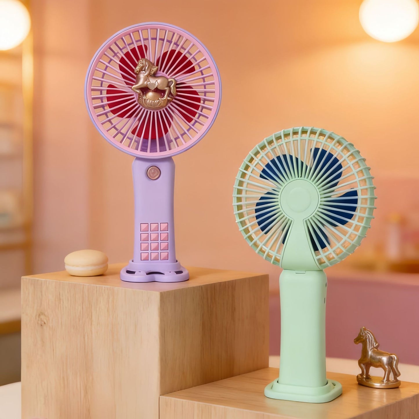 Damen Tragbarer Handventilator mit innovativem Einhorn-Design Brehn
