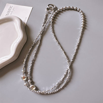 Elegante Perlen-Aussage-Halskette Brehn