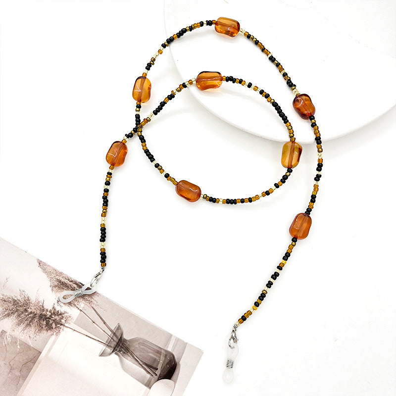 Stylischer Perlen-Brillenhalter Brehn