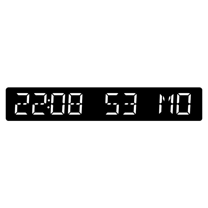 Digitaler Wandwecker mit grossem LED-Display Brehn