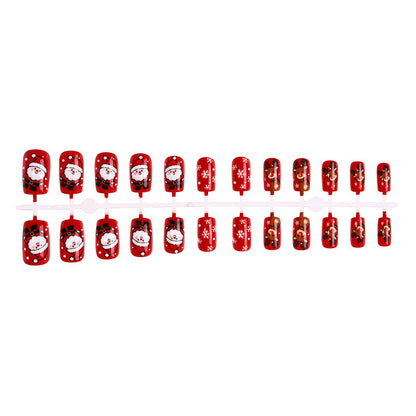 Kreatives Kunstnagelset mit festlichem Weihnachtsdesign Brehn