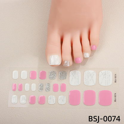 Elegante Fußnagelaufkleber