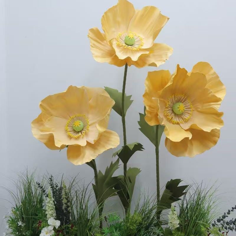 Elegante große Papierblumenanordnung