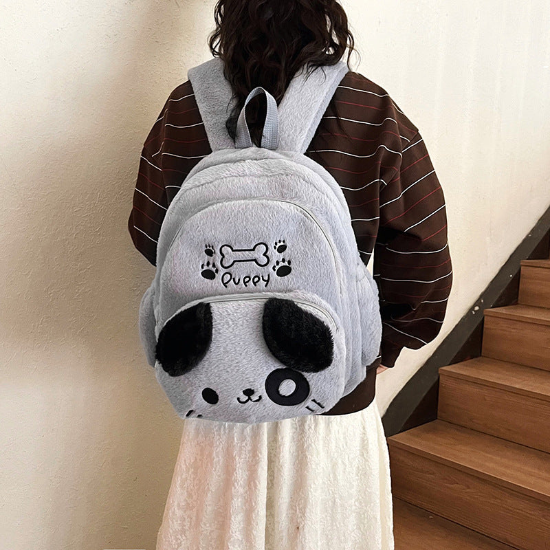 Plüsch Rucksack mit Hundedesign Brehn