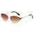 Cat-Eye Vision Shield Sonnenbrille Brehn