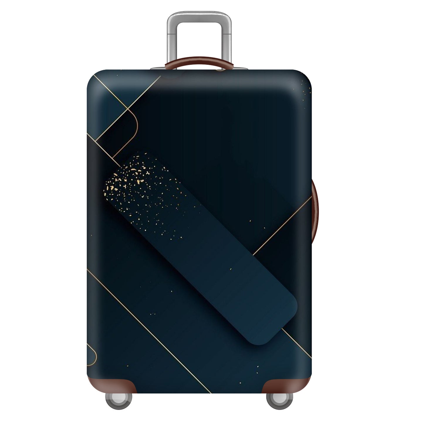 Unisex nan großer Hartschalenkoffer mit robustem Trolleygriff und elastischem Motivschutzcover Superhelden-Design Brehn