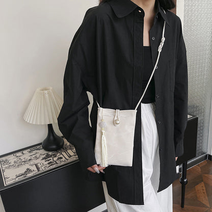 Elegante Texturierte Mini Crossbody Tasche Brehn