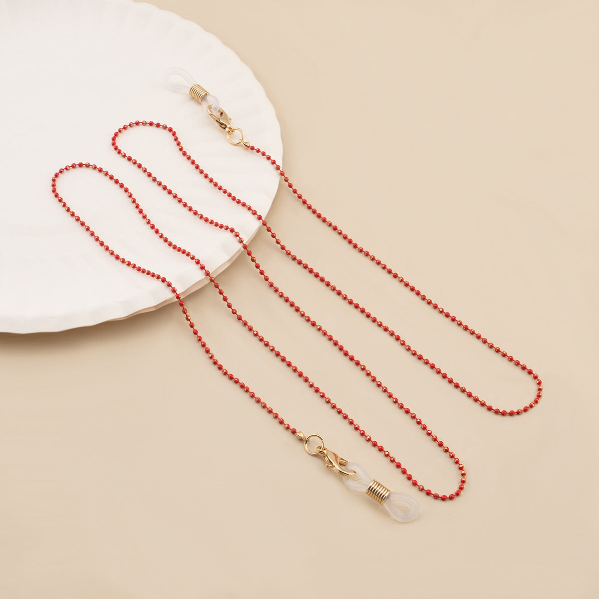 Elegante Perlen Brillen Kette Brehn