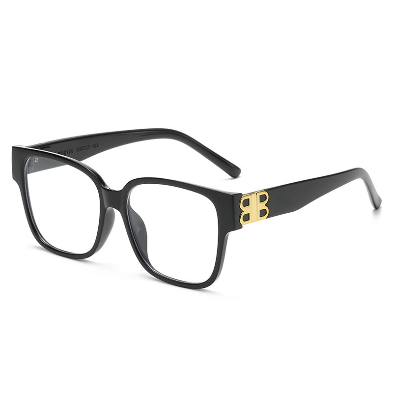 Damen modische quadratische Sonnenbrille mit elegantem Logo Brehn