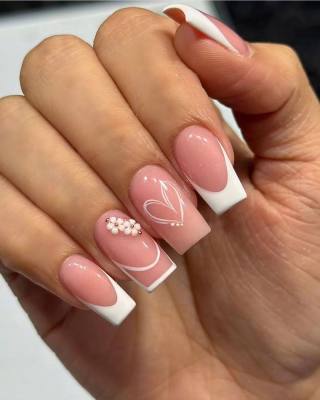 Elegante Lange Acryl Nagelverlängerungen Brehn