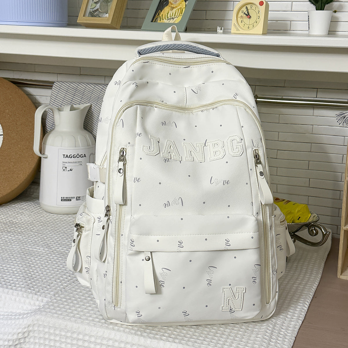 Stylische Undurchsichtige Stoff Rucksack Brehn
