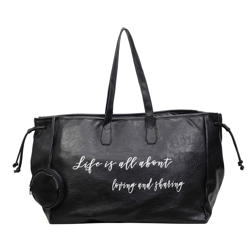 Stylische Leder Tote