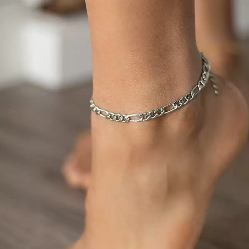 Elegante Gliederkette Fußkettchen Brehn