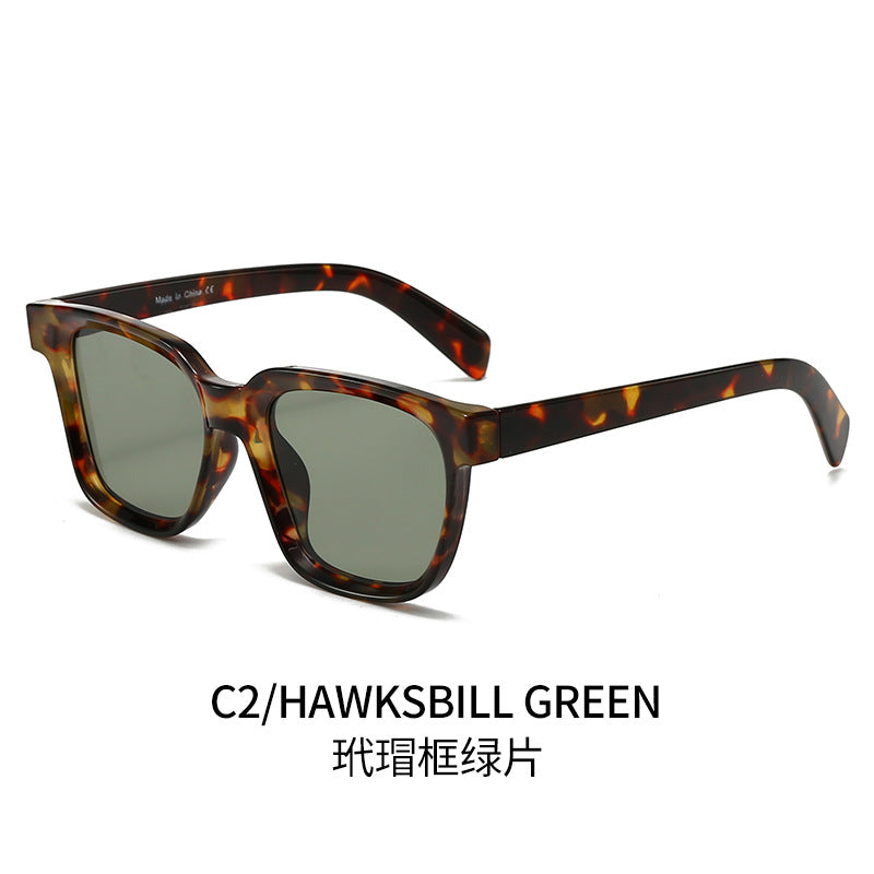 Damen elegante quadratische Sonnenbrille mit UV-Schutz und stabilem Rahmen Brehn