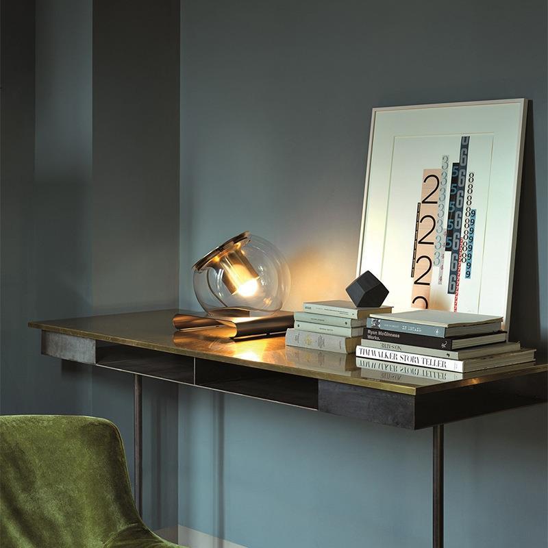 Moderne Glas Sphere Tischlampe