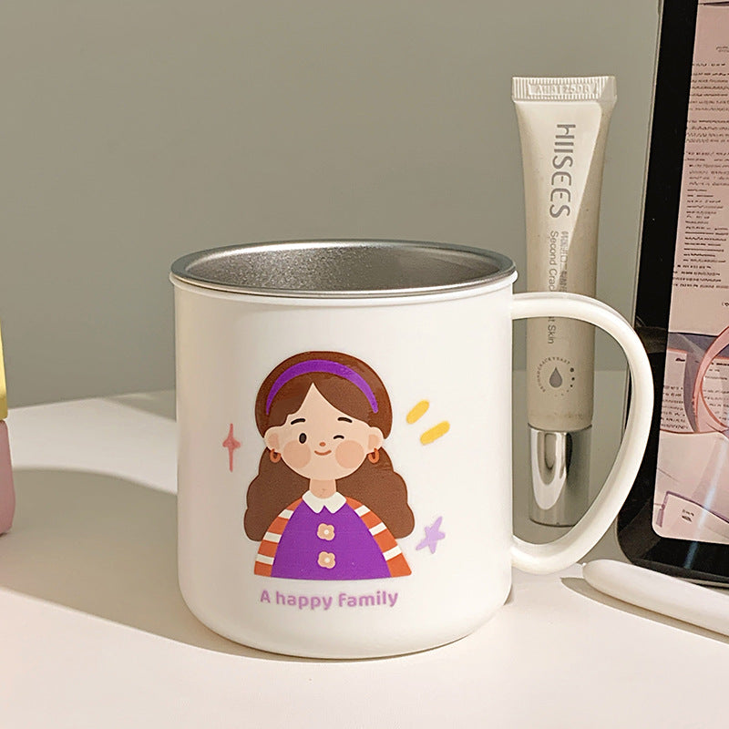 Keramiktasse mit Fröhlichem Familienmotiv Brehn 1786635457