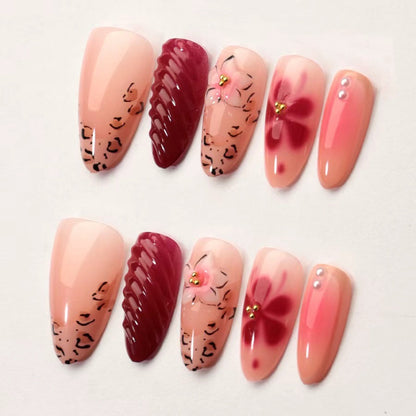 Floral Artistry Press-On Nail Set Brehn
