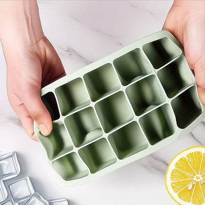 Silikon-Eiswürfelform mit Praktischer Aufbewahrungsbox Brehn