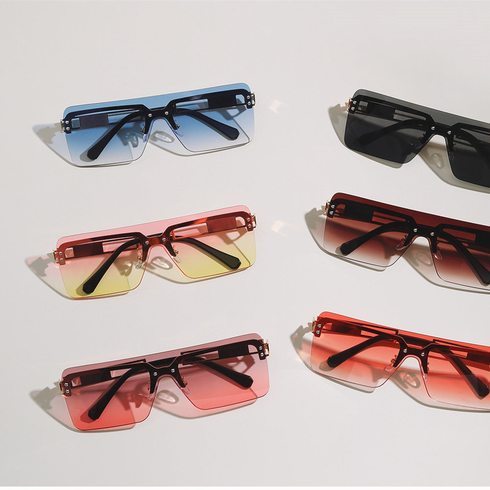 Damen oversized Sonnenbrille mit modernem geometrischem Design Brehn