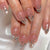 Kunstnagelset mit elegantem Glitzer-Design Brehn
