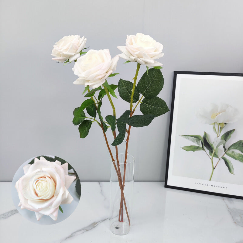 Künstlicher Blumen-Rosen-Stielstrauß