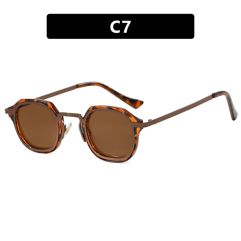 Damen quadratische Sonnenbrille mit einzigartigem Design und UV-Schutz Brehn