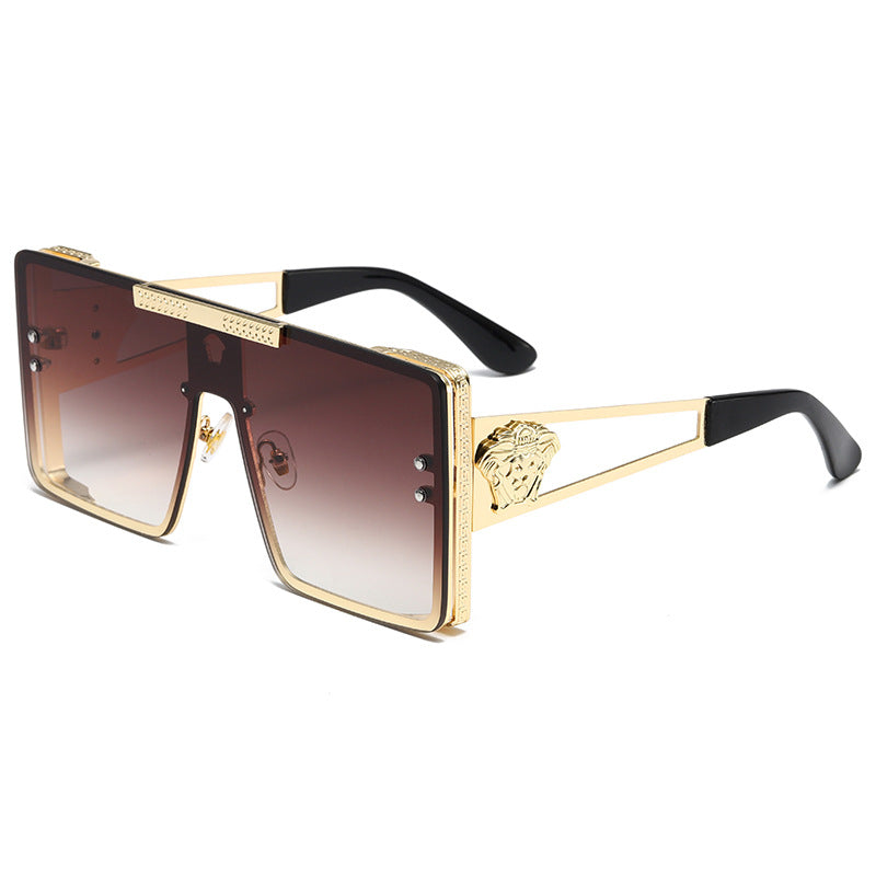 Damen oversized Luxus-Sonnenbrille mit filigranem Designelement Brehn