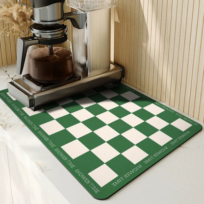 Schachbrett Design Küchenmatte Brehn