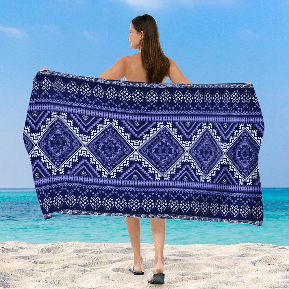 Stranddecke mit exklusivem geometrischen Tribal-Design Brehn