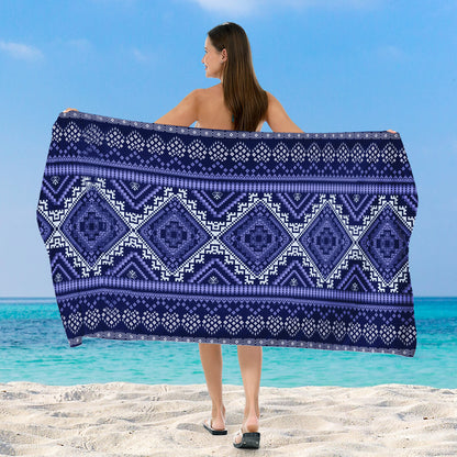 Stranddecke mit exklusivem geometrischen Tribal-Design Brehn