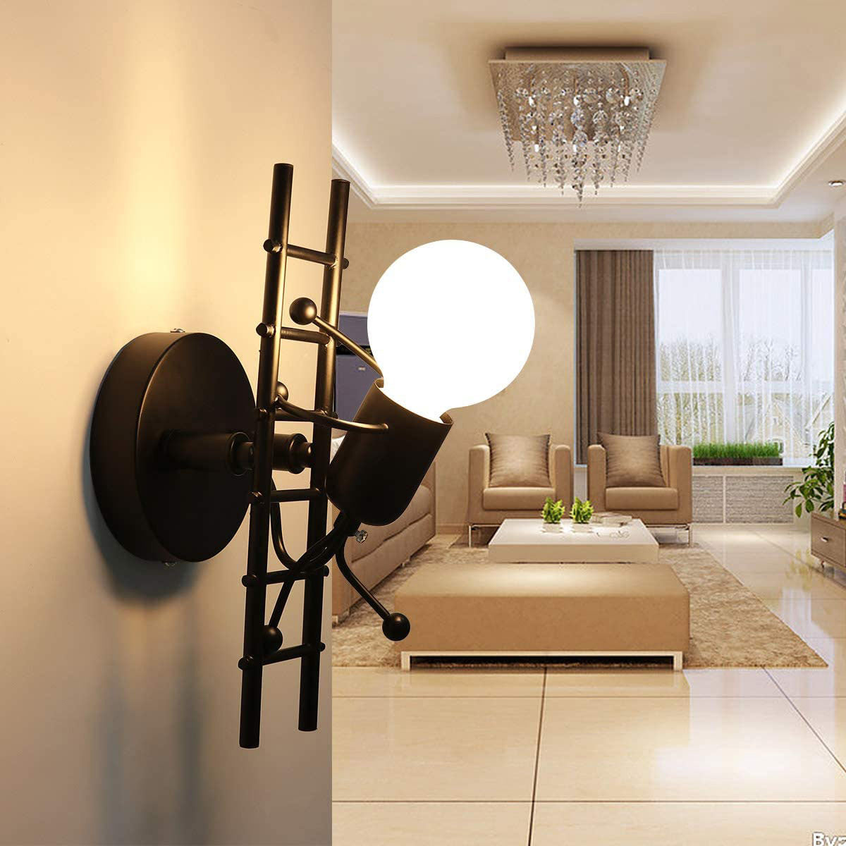 Wandlampe Brehn