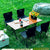 Faltbare Campingstühle Set Brehn