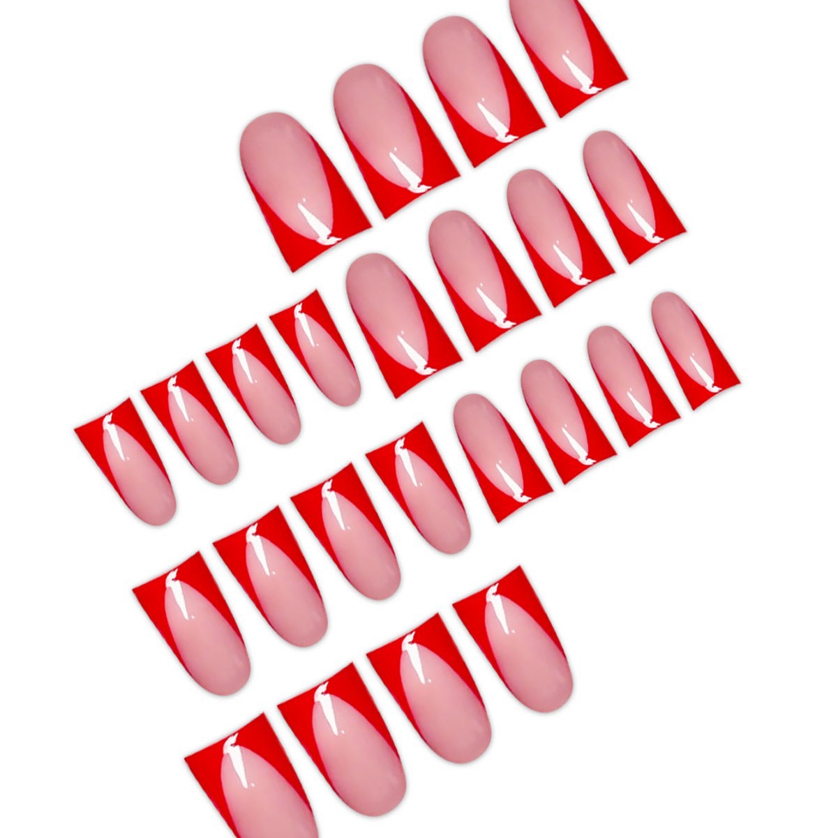 Quadratische Spitze Acryl-Nagelerweiterungen Brehn