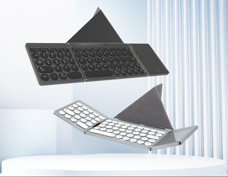 Ultra-dünnes Bluetooth-Faltkeyboard mit Touchpad Brehn