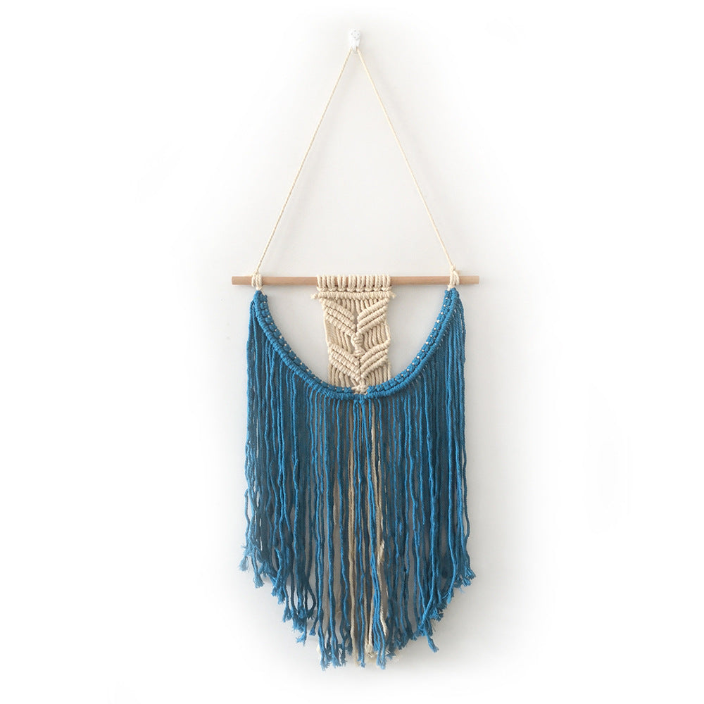 Macramé Wanddekoration mit kreativen Fransen