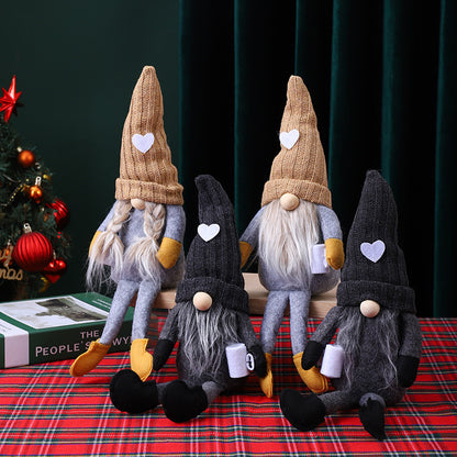 Dekorative Weihnachtsgnom Figur Brehn