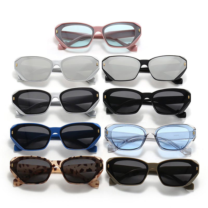 Damen futuristische Diamant-Sonnenbrille Brehn