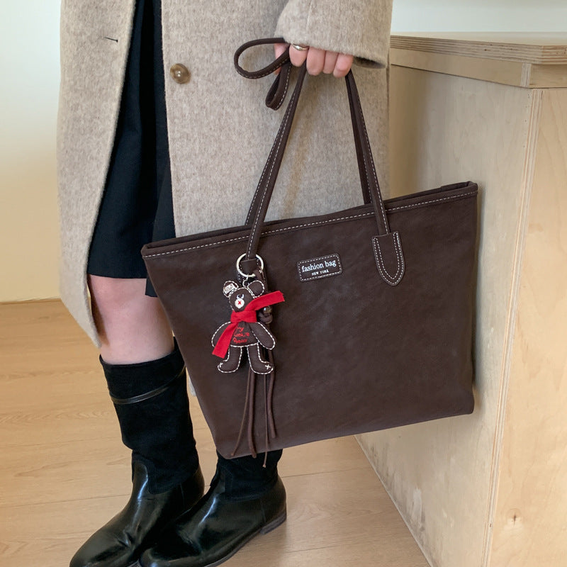 Elegante Kunstleder Tote Bag Brehn