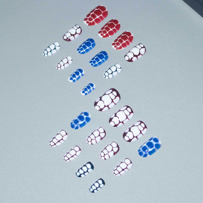 Künstlerische abstrakte Nagelkunst