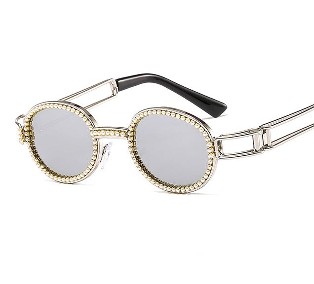 Damen feminine Designer-Sonnenbrille mit extravagantem Rahmen Brehn