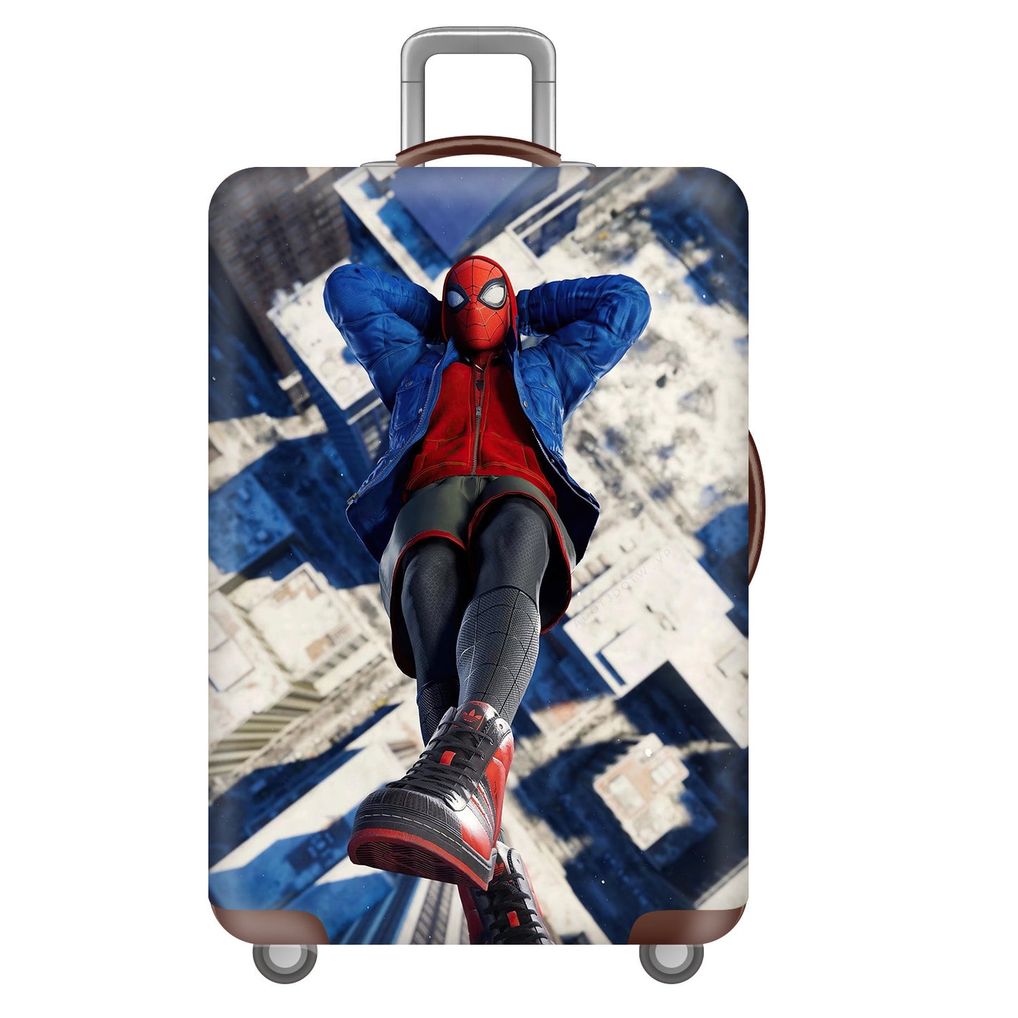 Unisex Hartschalenreisekoffer mit cool demotivierenden Spiderman-Design Brehn
