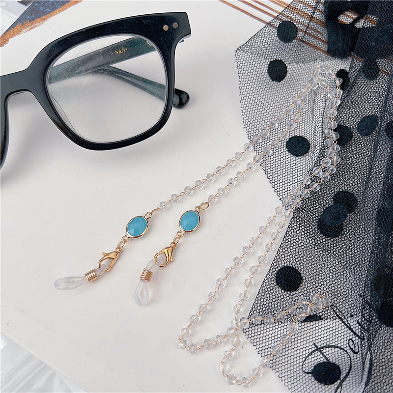 Stylische Perlen-Brillen Kette Brehn