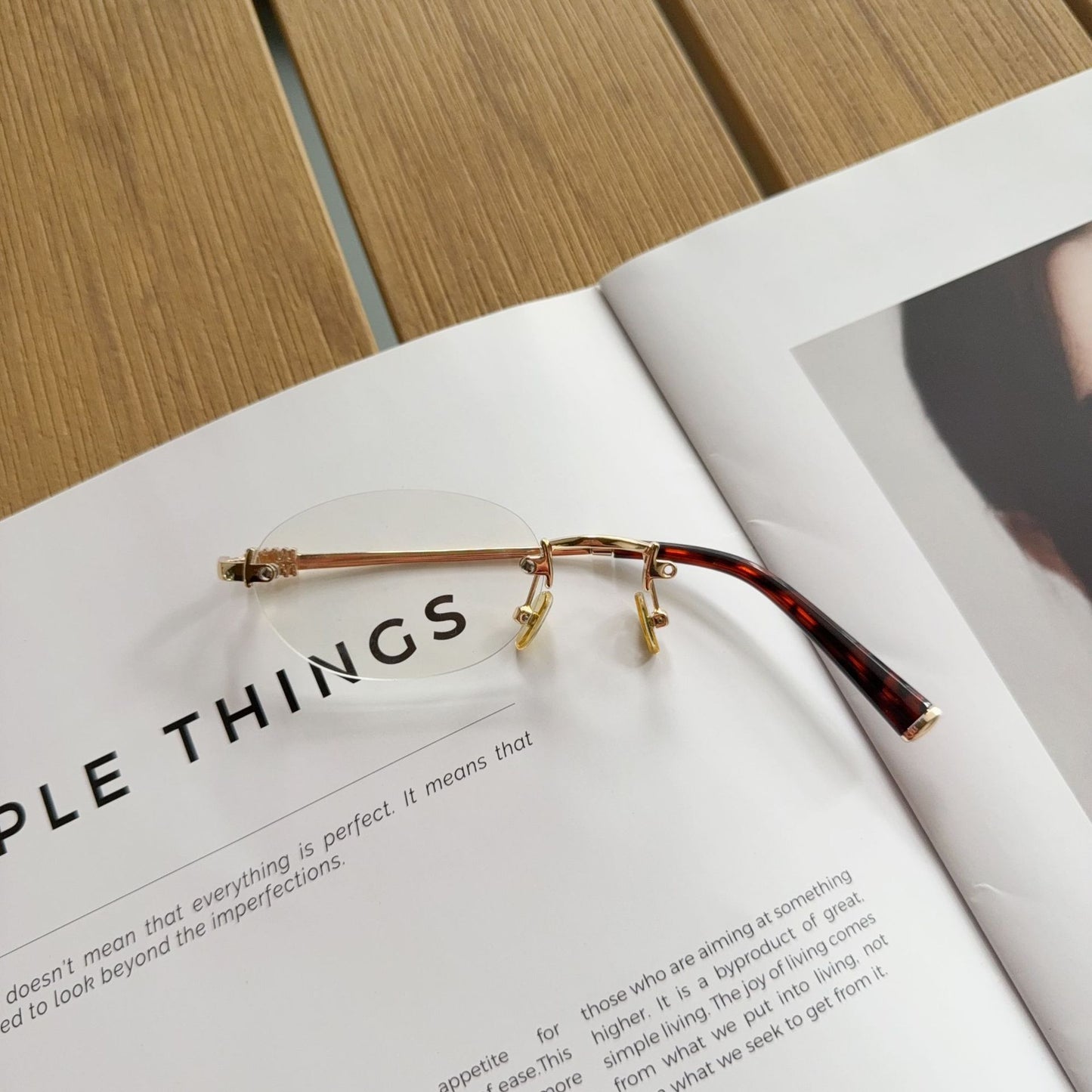 Moderne Runde Rahmen Brille Brehn