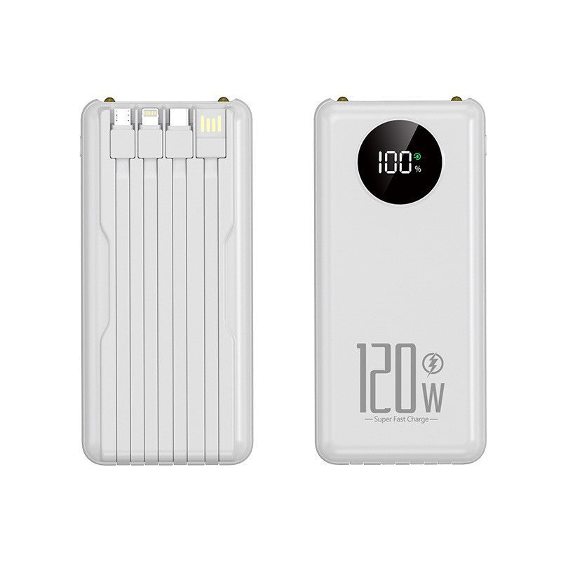 Tragbare Hochleistungs-Powerbank mit Intelligentem Ladekabelmanagement Brehn