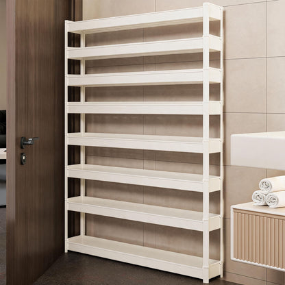 Slim drei-stufig schmal Badezimmer & Waschbecken vertikaler Speicherregal Organizer