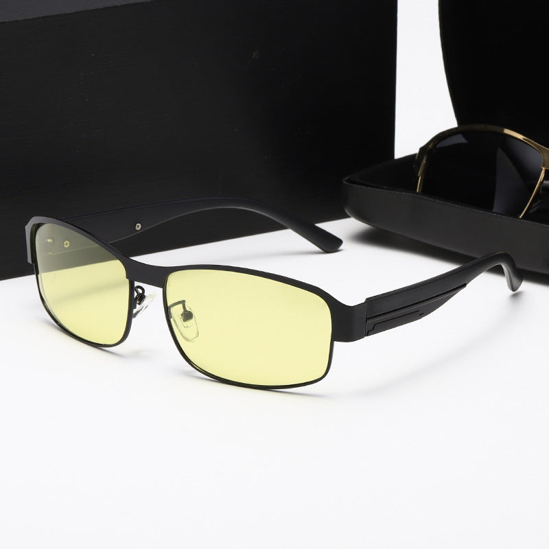 Damen Sportliche Sonnenbrille mit robustem Metallrahmen und polarisierenden Gläsern Brehn